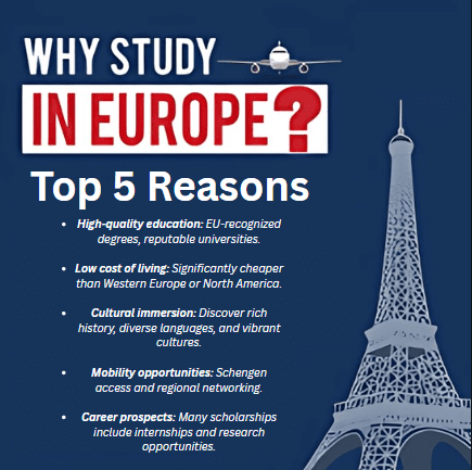 Fully Funded Master Scholarships in Eastern Europe 2025